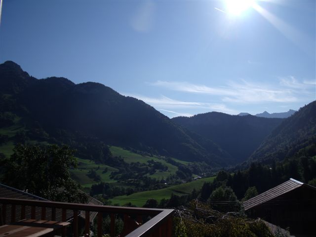 photo 16 Owner direct vacation rental La Clusaz chalet Rhone-Alps Haute-Savoie View from the balcony