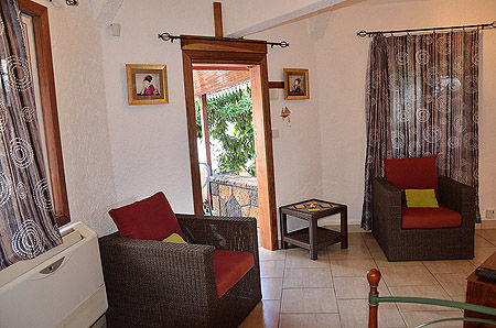 photo 7 Owner direct vacation rental Flic-en-Flac bungalow   Sitting room