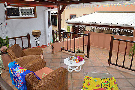 photo 9 Owner direct vacation rental Flic-en-Flac bungalow   Veranda