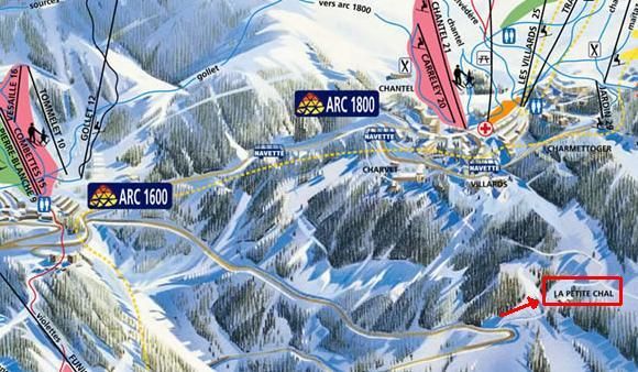 photo 22 Owner direct vacation rental Les Arcs chalet Rhone-Alps Savoie Area map