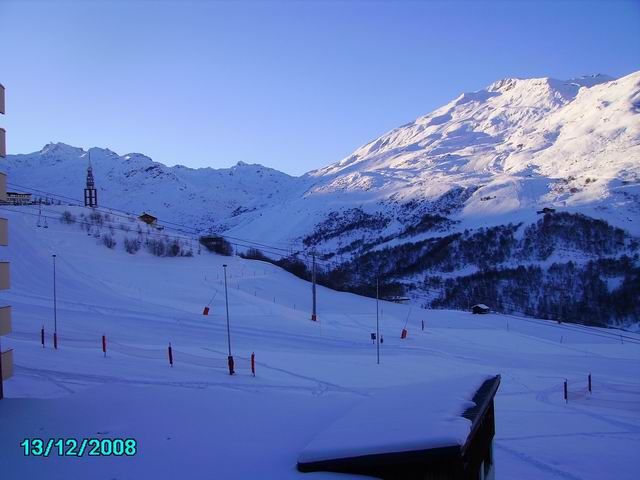 photo 4 Owner direct vacation rental Les Menuires studio Rhone-Alps Savoie View from the balcony