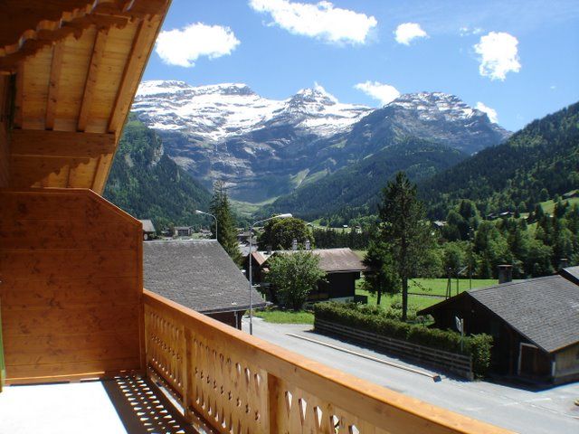 photo 6 Owner direct vacation rental Les Diablerets appartement Vaud  View from the balcony