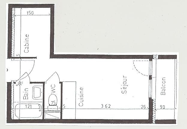 photo 22 Owner direct vacation rental Les Menuires studio Rhone-Alps Savoie Property map