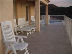 photo 4 Owner direct vacation rental Tizzano villa Corsica Corse du Sud View from terrace