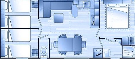 photo 23 Owner direct vacation rental Labenne Ocan mobilhome Aquitaine Landes Property map