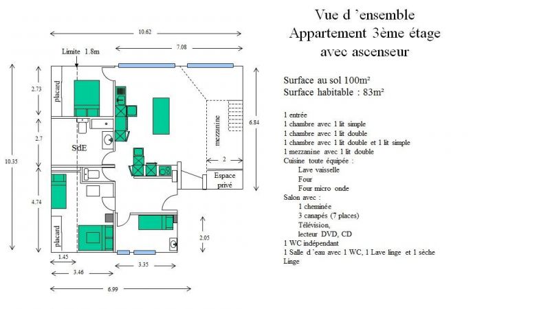 photo 11 Owner direct vacation rental Les Gets appartement Rhone-Alps Haute-Savoie Property map