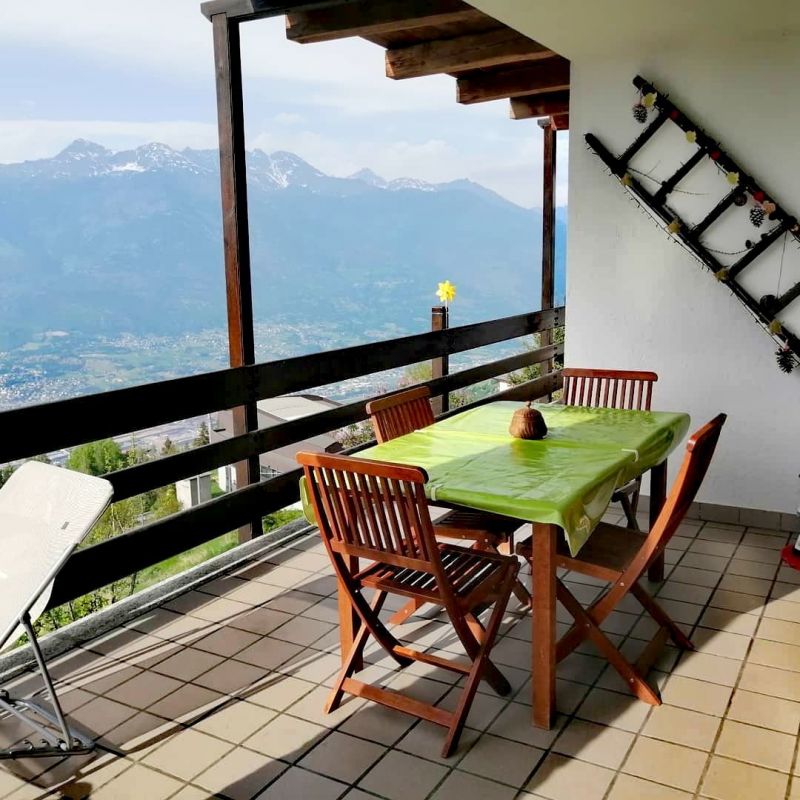 photo 23 Owner direct vacation rental Pila chalet Aosta Valley Aosta Province View from terrace