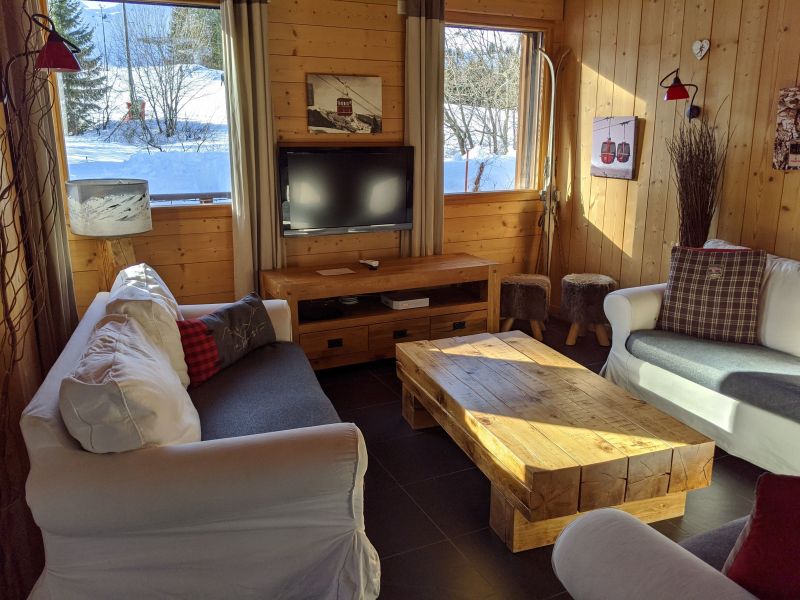 photo 2 Owner direct vacation rental Praz de Lys Sommand chalet Rhone-Alps Haute-Savoie Sitting room