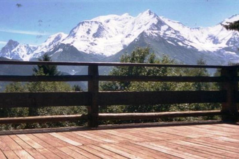 photo 0 Owner direct vacation rental Saint Gervais Mont-Blanc chalet Rhone-Alps Haute-Savoie View from terrace