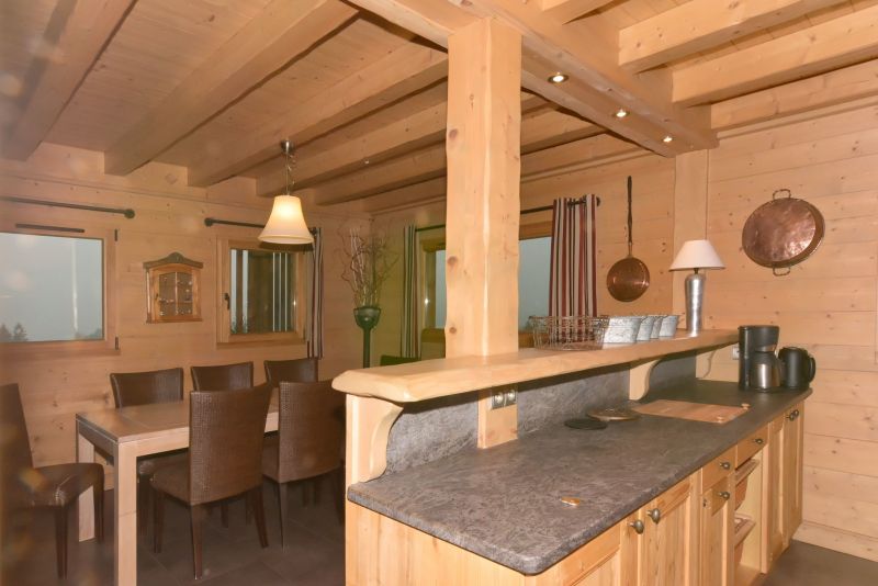photo 5 Owner direct vacation rental Samons chalet Rhone-Alps Haute-Savoie Open-plan kitchen