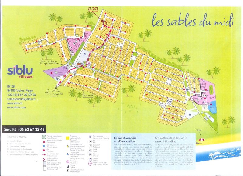 photo 24 Owner direct vacation rental Valras-Plage mobilhome Languedoc-Roussillon Hrault Property map