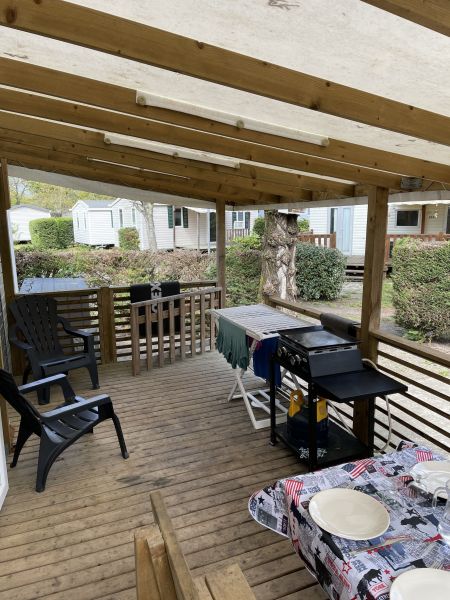 photo 2 Owner direct vacation rental Mimizan mobilhome Aquitaine Landes Terrace