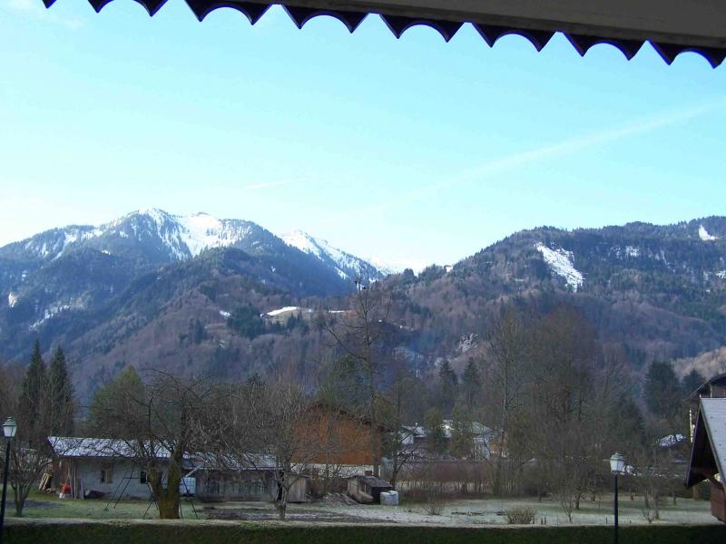 photo 11 Owner direct vacation rental Samons studio Rhone-Alps Haute-Savoie View from the balcony