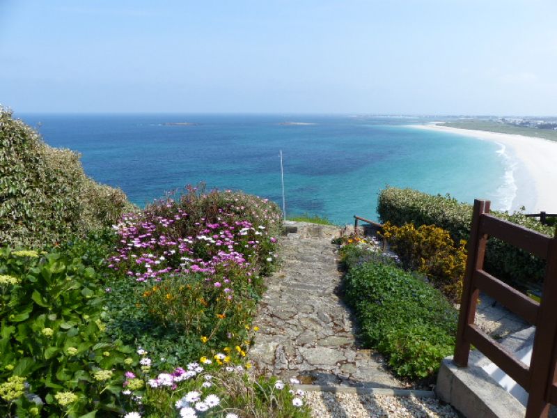 photo 8 Owner direct vacation rental Plouguerneau appartement Brittany Finistre View from terrace