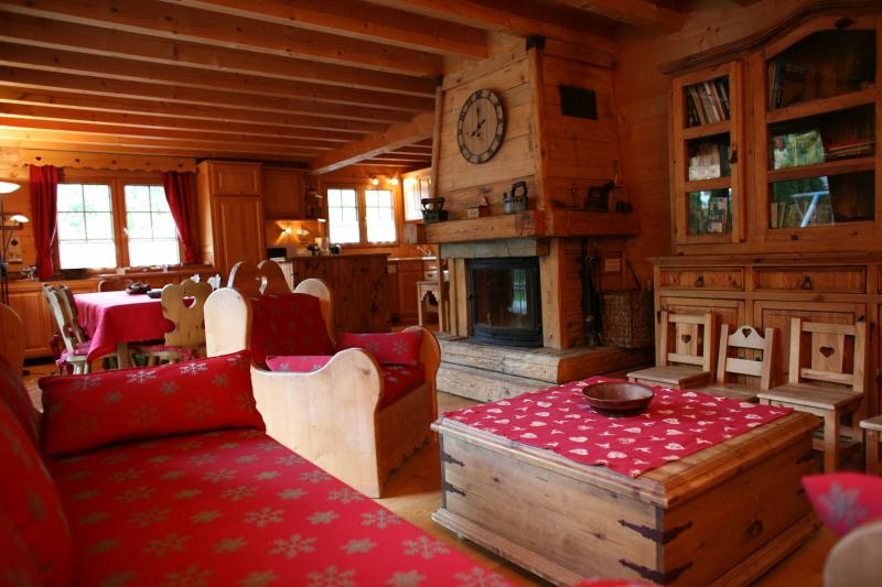 photo 9 Owner direct vacation rental Les Houches chalet Rhone-Alps Haute-Savoie Living room