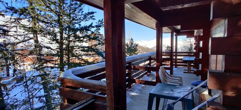 photo 26 Owner direct vacation rental La Plagne chalet Rhone-Alps Savoie View from the balcony