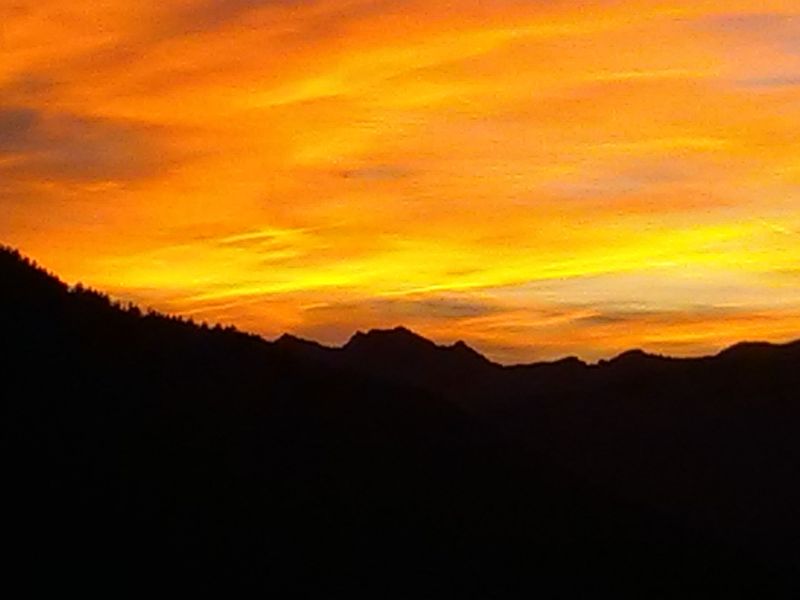 photo 12 Owner direct vacation rental La Plagne chalet Rhone-Alps Savoie View from the balcony