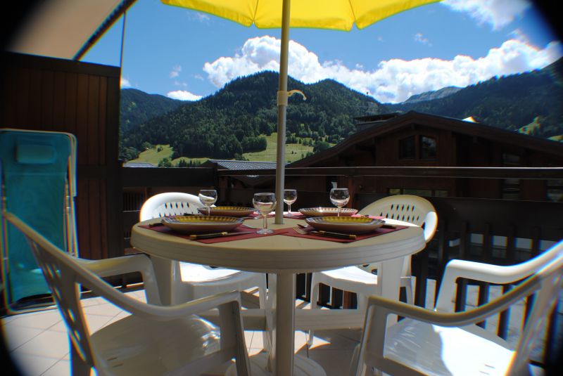 photo 12 Owner direct vacation rental Praz sur Arly studio Rhone-Alps Haute-Savoie View from terrace