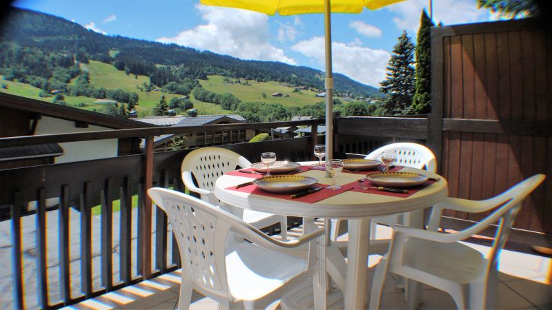 photo 11 Owner direct vacation rental Praz sur Arly studio Rhone-Alps Haute-Savoie View from terrace