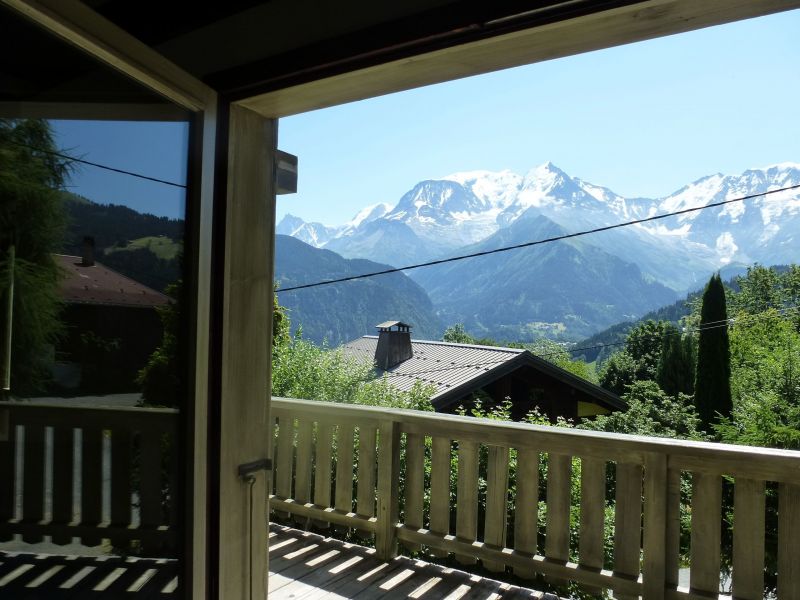 photo 5 Owner direct vacation rental Saint Gervais Mont-Blanc chalet Rhone-Alps Haute-Savoie View from the balcony