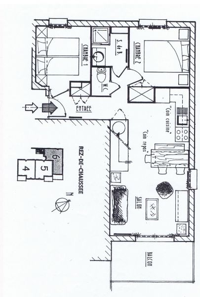 photo 8 Owner direct vacation rental Les Saisies appartement Rhone-Alps Savoie Property map