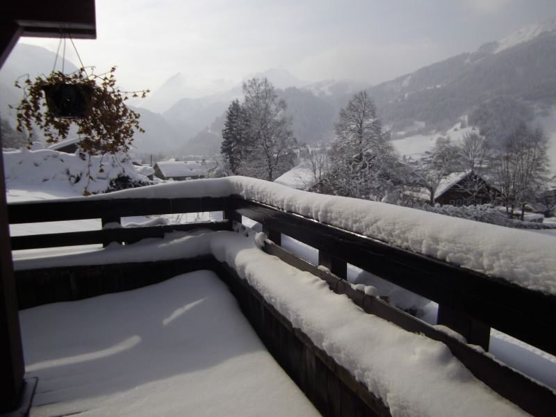 photo 15 Owner direct vacation rental Les Contamines Montjoie chalet Rhone-Alps Haute-Savoie View from terrace