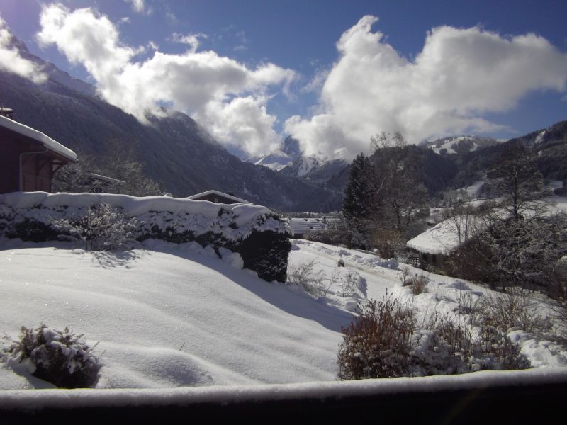 photo 16 Owner direct vacation rental Les Contamines Montjoie chalet Rhone-Alps Haute-Savoie View from terrace