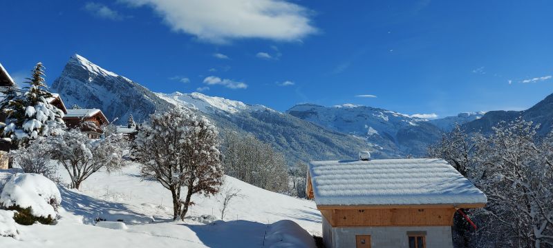 photo 4 Owner direct vacation rental Samons appartement Rhone-Alps Haute-Savoie View from terrace