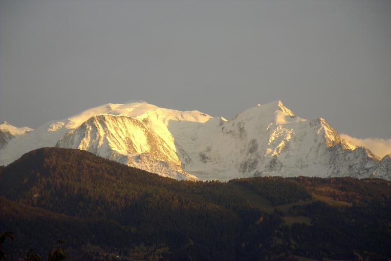 photo 2 Owner direct vacation rental Chamonix Mont-Blanc chalet Rhone-Alps Haute-Savoie View from terrace