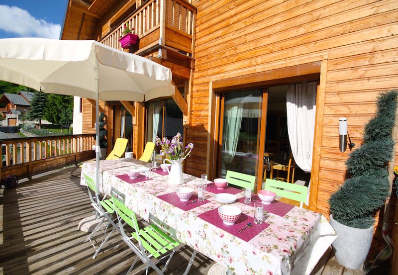 photo 8 Owner direct vacation rental Valloire chalet Rhone-Alps Savoie Terrace