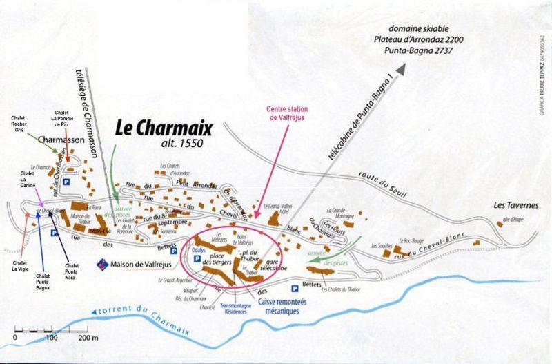 photo 24 Owner direct vacation rental Valfrjus chalet Rhone-Alps Savoie Area map