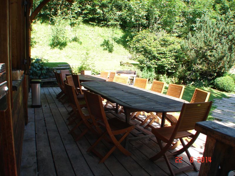 photo 3 Owner direct vacation rental La Chapelle d'Abondance chalet Rhone-Alps Haute-Savoie View from terrace