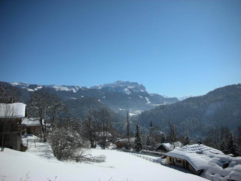 photo 2 Owner direct vacation rental Les Carroz d'Araches chalet Rhone-Alps Haute-Savoie View from the balcony