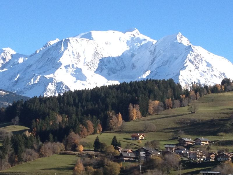 photo 10 Owner direct vacation rental Combloux chalet Rhone-Alps Haute-Savoie View from terrace