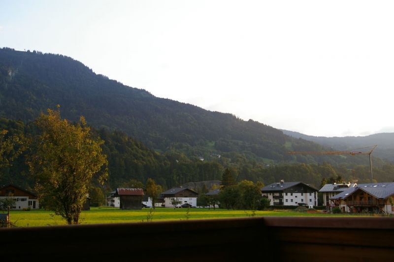 photo 10 Owner direct vacation rental Samons appartement Rhone-Alps Haute-Savoie View from terrace