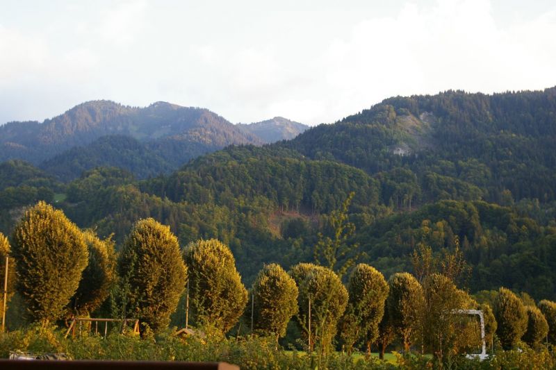 photo 12 Owner direct vacation rental Samons appartement Rhone-Alps Haute-Savoie View from terrace