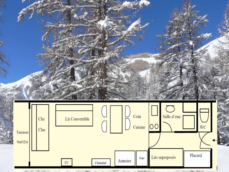 photo 8 Owner direct vacation rental La Foux d'Allos studio Provence-Alpes-Cte d'Azur Alpes de Haute-Provence Property map