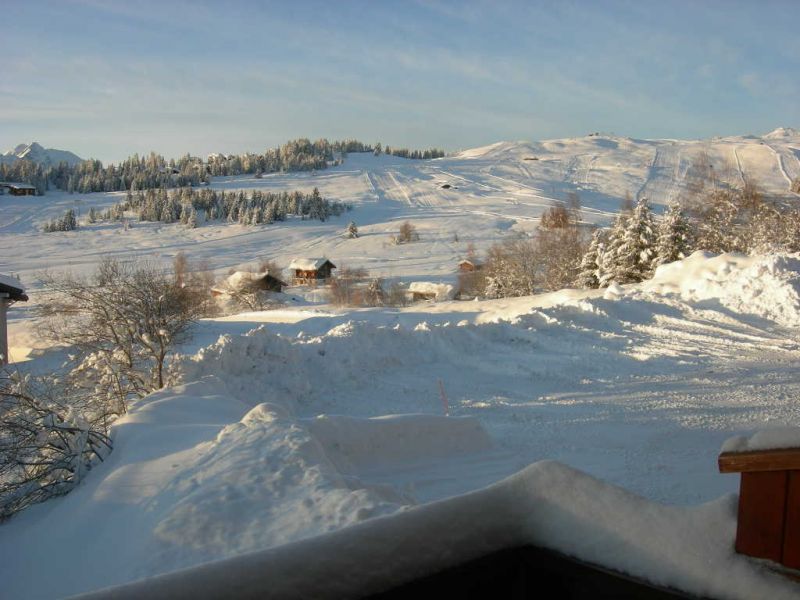 photo 6 Owner direct vacation rental Les Saisies studio Rhone-Alps  View from the balcony