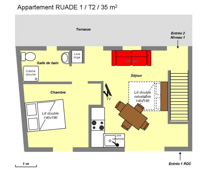 photo 11 Owner direct vacation rental Valloire appartement Rhone-Alps Savoie Property map