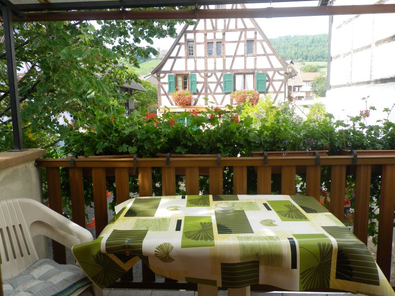 photo 5 Owner direct vacation rental Kintzheim gite Alsace Bas-Rhin View from the balcony