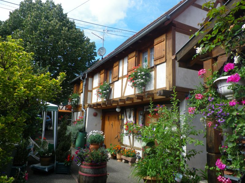 photo 6 Owner direct vacation rental Kintzheim gite Alsace Bas-Rhin Courtyard