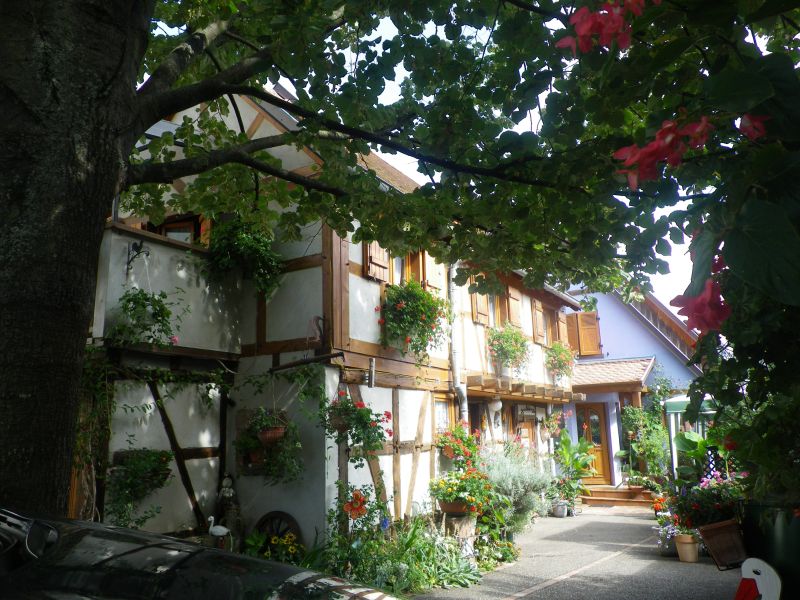 photo 8 Owner direct vacation rental Kintzheim gite Alsace Bas-Rhin Courtyard