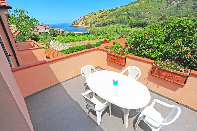 photo 3 Owner direct vacation rental Rio nell'Elba appartement Tuscany Elba Island View from terrace