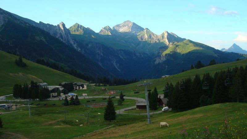 photo 13 Owner direct vacation rental Manigod-Croix Fry/L'tale-Merdassier appartement Rhone-Alps Haute-Savoie View from the balcony