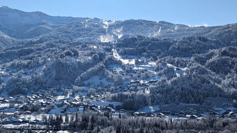 photo 10 Owner direct vacation rental Samons chalet Rhone-Alps Haute-Savoie View from the balcony