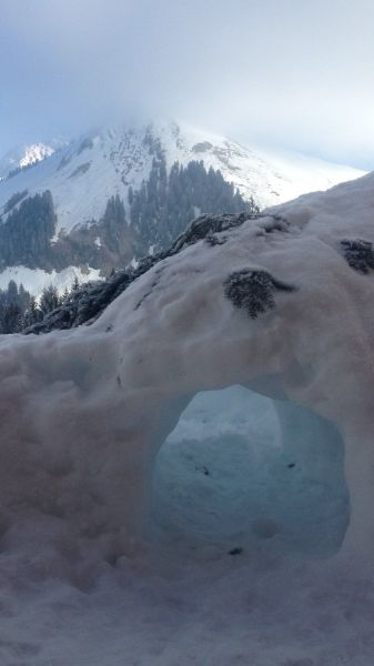 photo 26 Owner direct vacation rental Praz de Lys Sommand chalet Rhone-Alps Haute-Savoie View from terrace