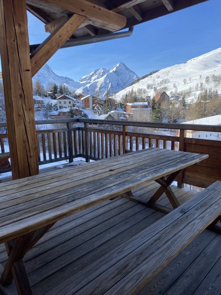 photo 4 Owner direct vacation rental Les 2 Alpes chalet Rhone-Alps Isre View from terrace