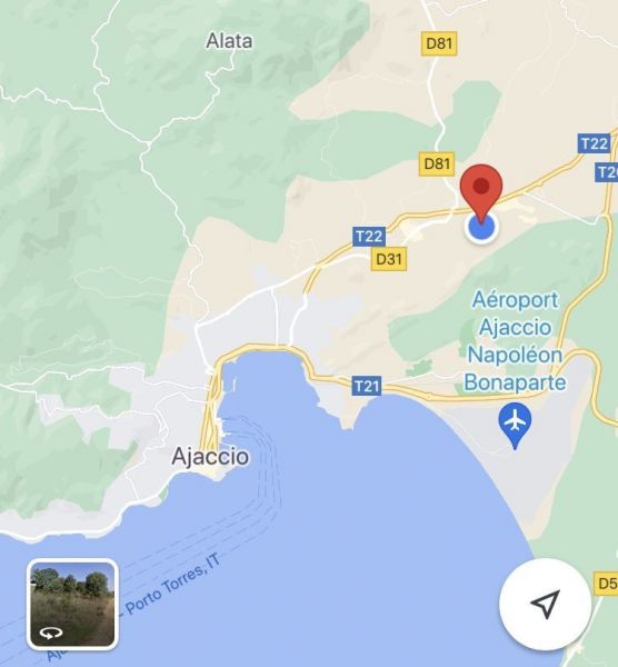 photo 11 Owner direct vacation rental Ajaccio studio Corsica Corse du Sud Area map