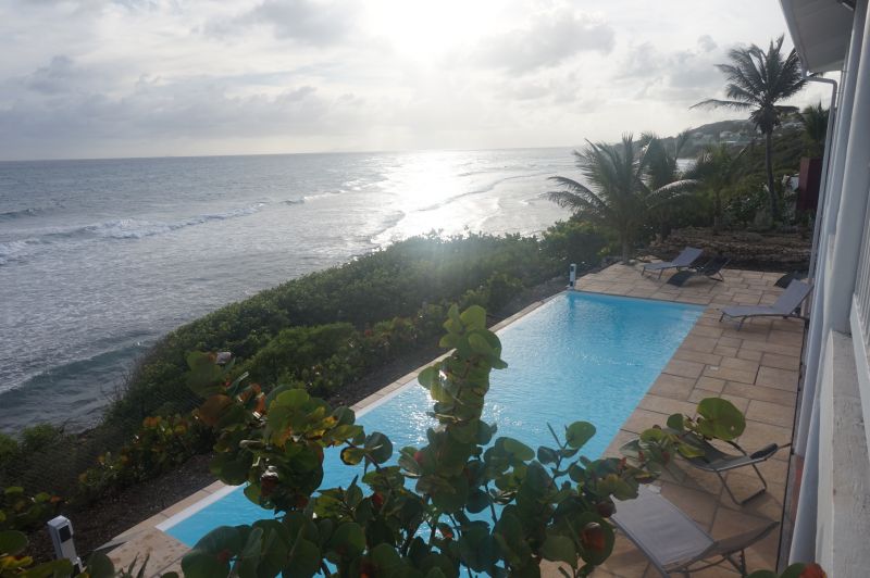 photo 5 Owner direct vacation rental Saint Francois villa Grande Terre  View from terrace