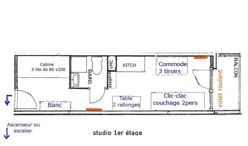 photo 14 Owner direct vacation rental Les Menuires studio Rhone-Alps Savoie Property map